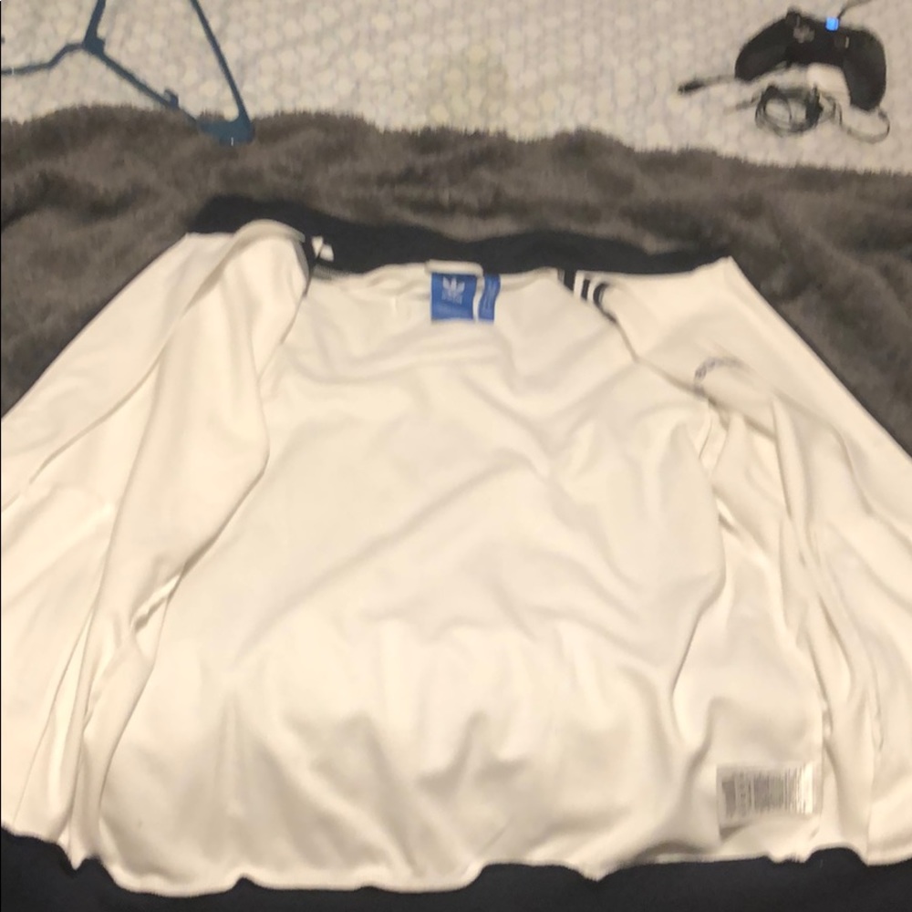 Adidas zip up jacket white - Picture 2 of 3